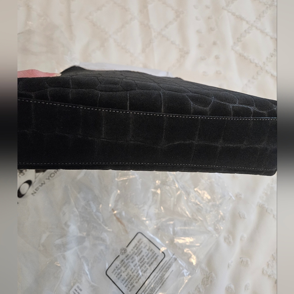 NWT Coach Brooklyn 28 Croc Embossed Suede - Picture 6 of 16